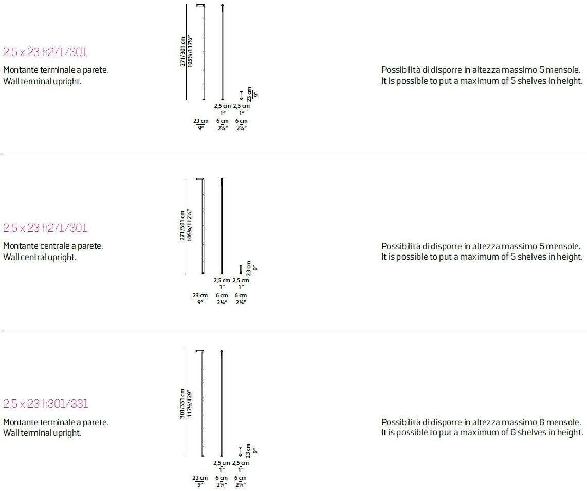 BAXTER Настенный книжный шкаф из металла Libelle sun-id-1502916 - Вид №9