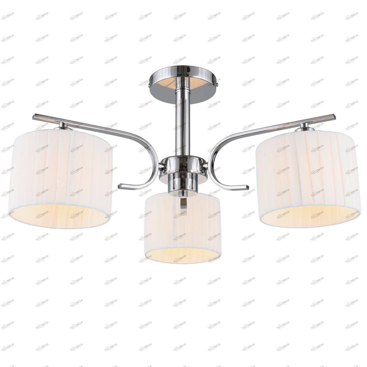 Потолочная люстра Omnilux Neviano OML-34207-03 OMNILUX NEVIANO 328312 Белый;хром 