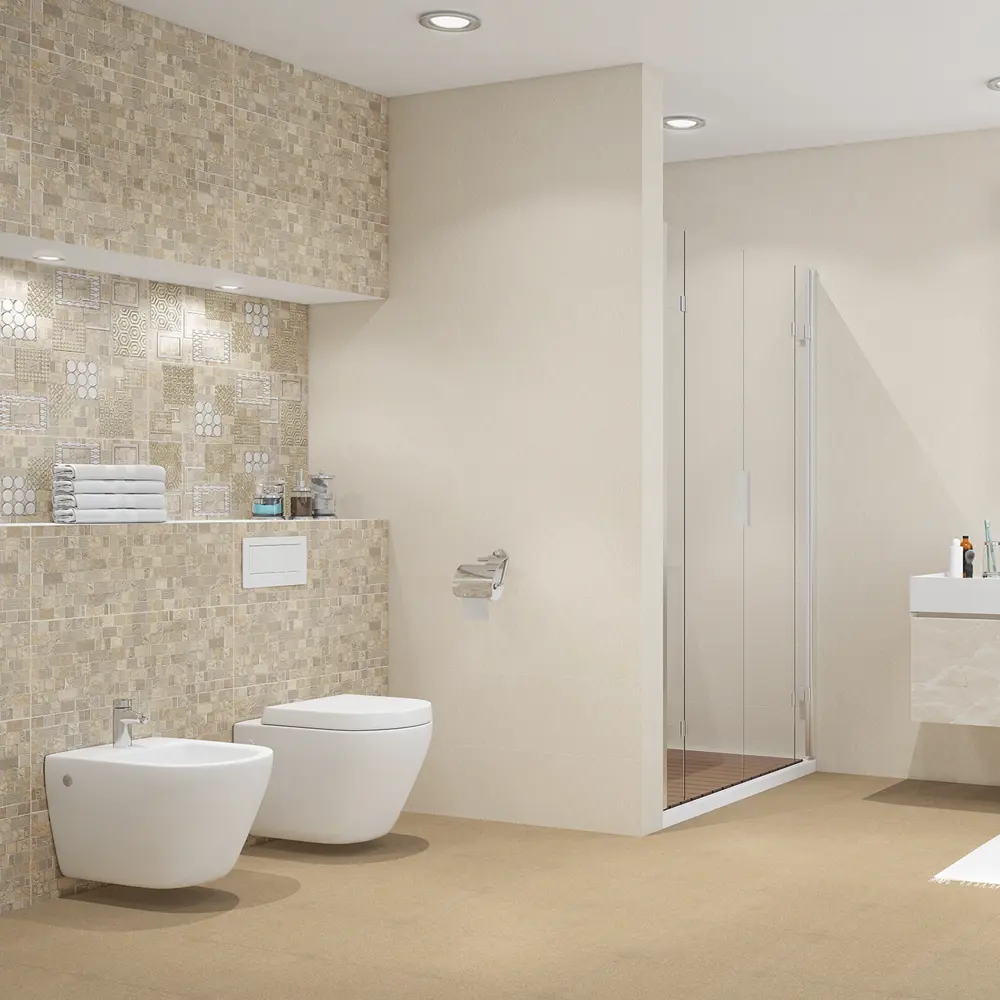 Плитка настенная Commesso 25.1x70.9 см 1.25 м² камень цвет бежевый Santreyd STLM-2056403 - Вид №4