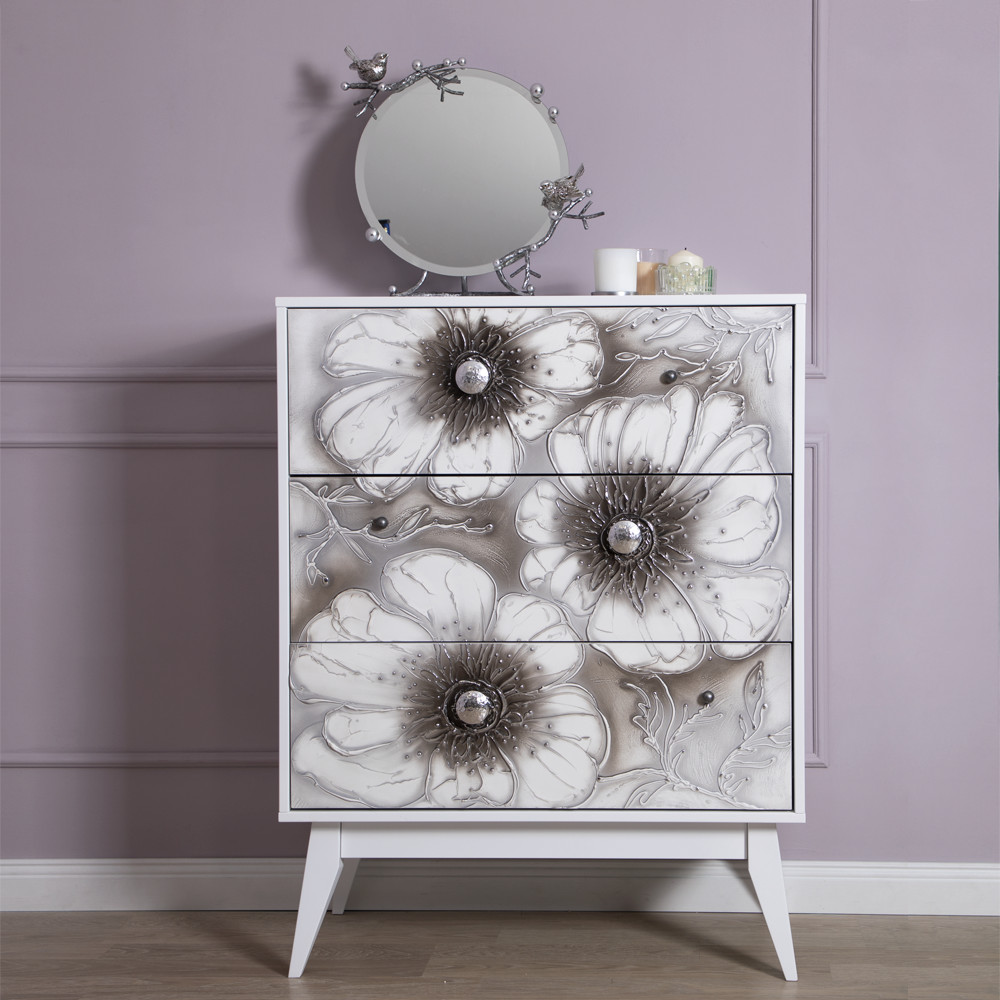 79029 Зеркало Терра настольное Айс Античное серебро BOGACHO 4627196590410 - Вид №4