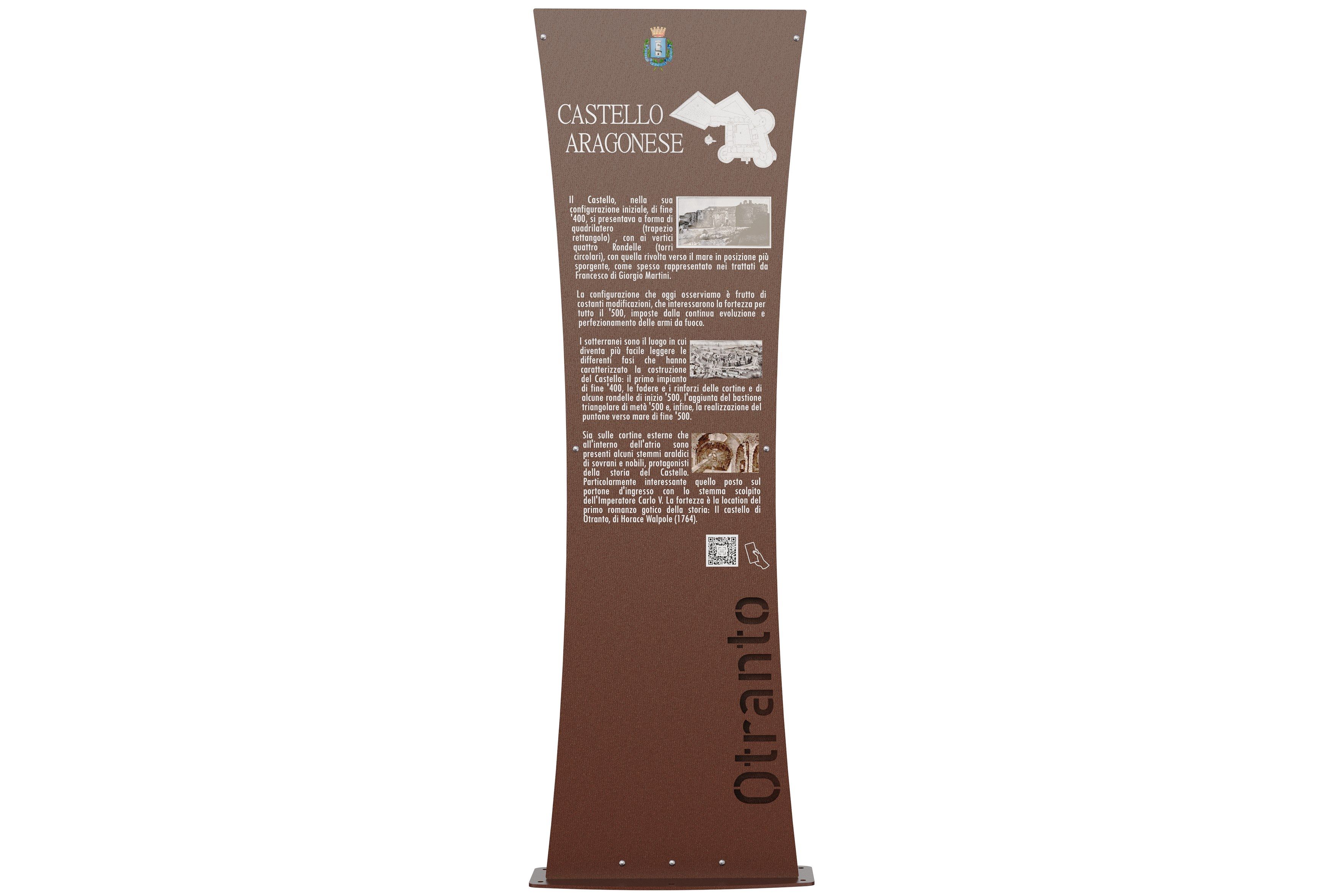 Односторонний самонесущий тотем Lazzari TREVISO ARCH-00063725 - Вид №1