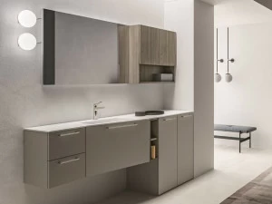 Cerasa Шкафчик для ванной с основанием для стиральной машины Cartabianca