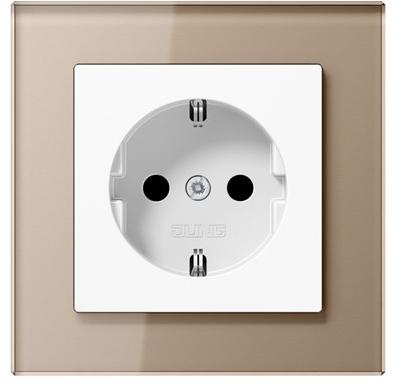 JUNG Электрическая розетка в стекле A creation sun-id-1509651 - Вид №3