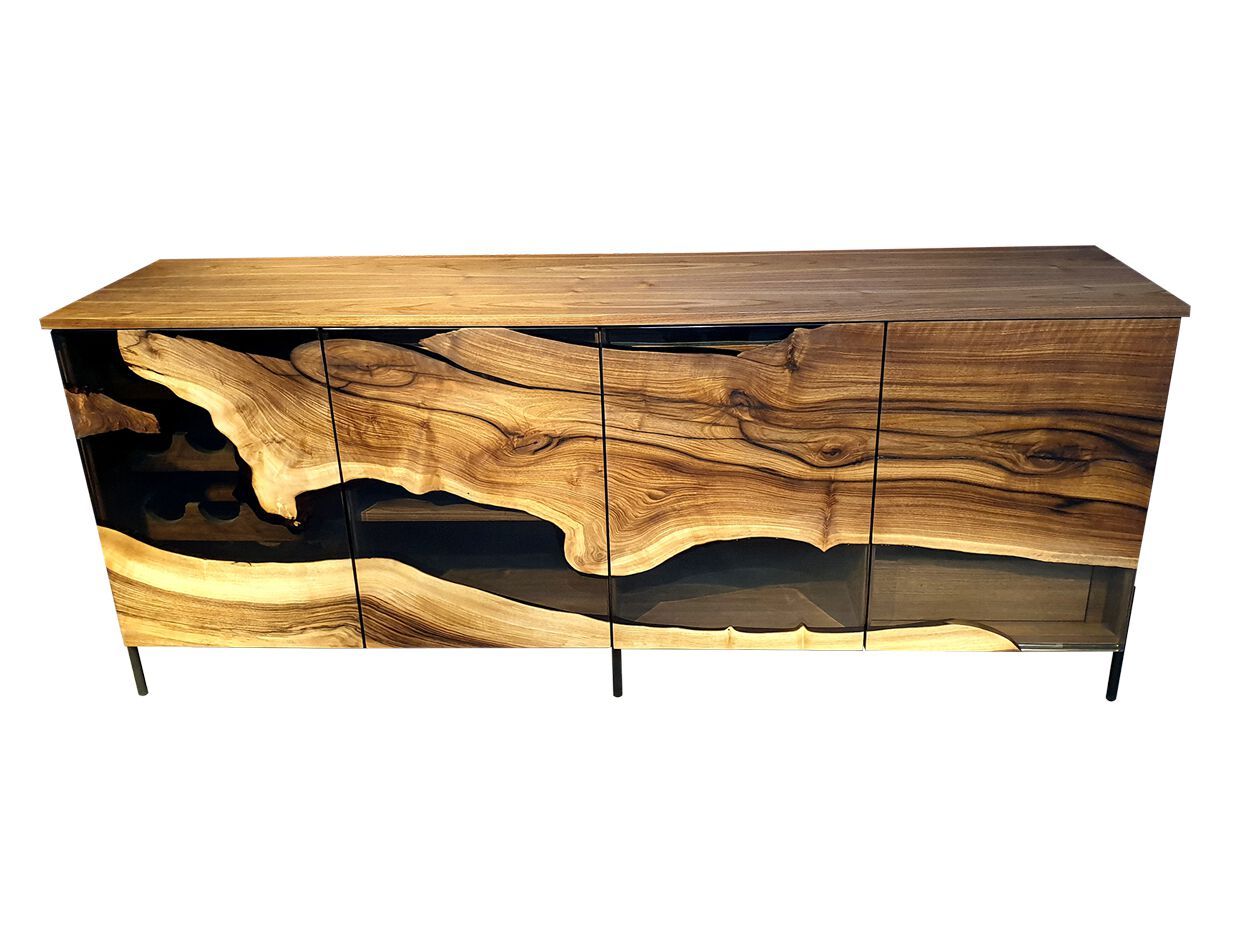 Шкаф из орехового дерева и смолы с распашными дверями Legnor LEG2408802 / LEG2408808 ARCH-00125659 - Вид №6