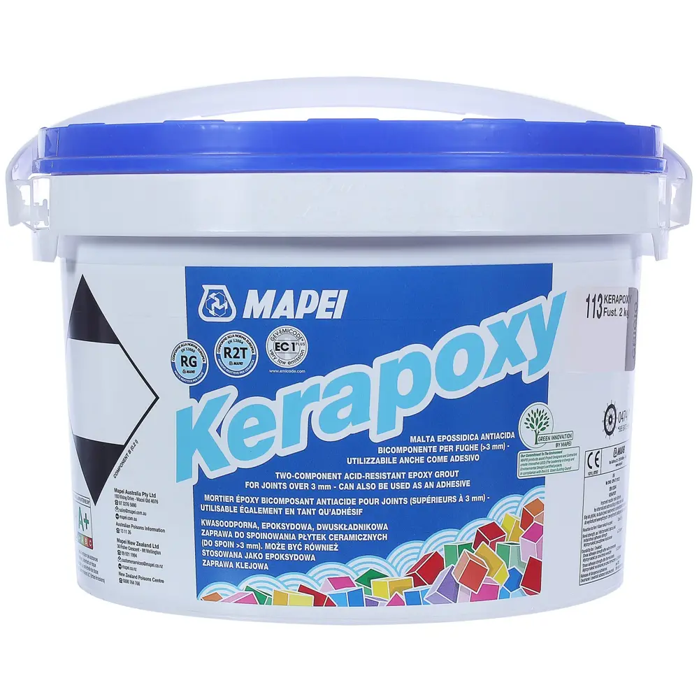 Затирка эпоксидная Mapei Kerapoxy N100 цвет белый 2 кг 82001530 STLM-2130781 Без серии - Вид №2