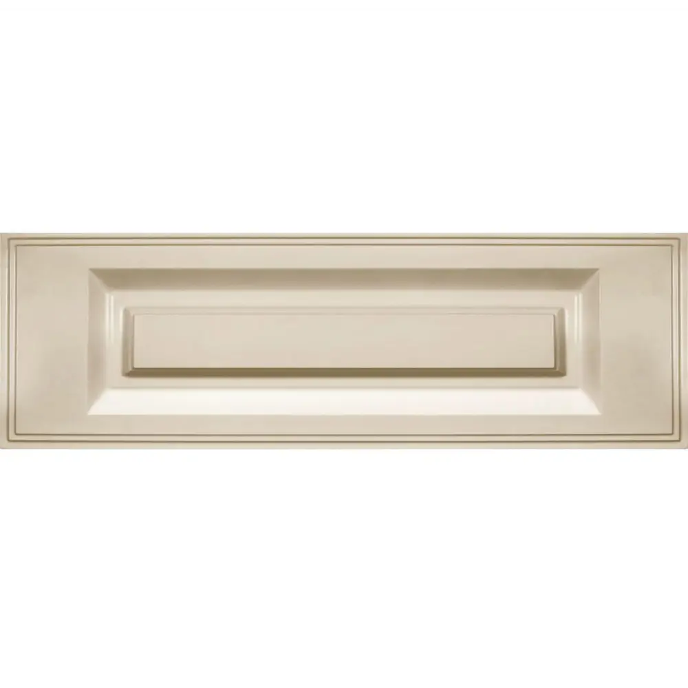 Фасад для кухонного ящика KONSENSA Оксфорд 40x13 см белый МДФ 89366042 STLM-1564567 - Вид №1