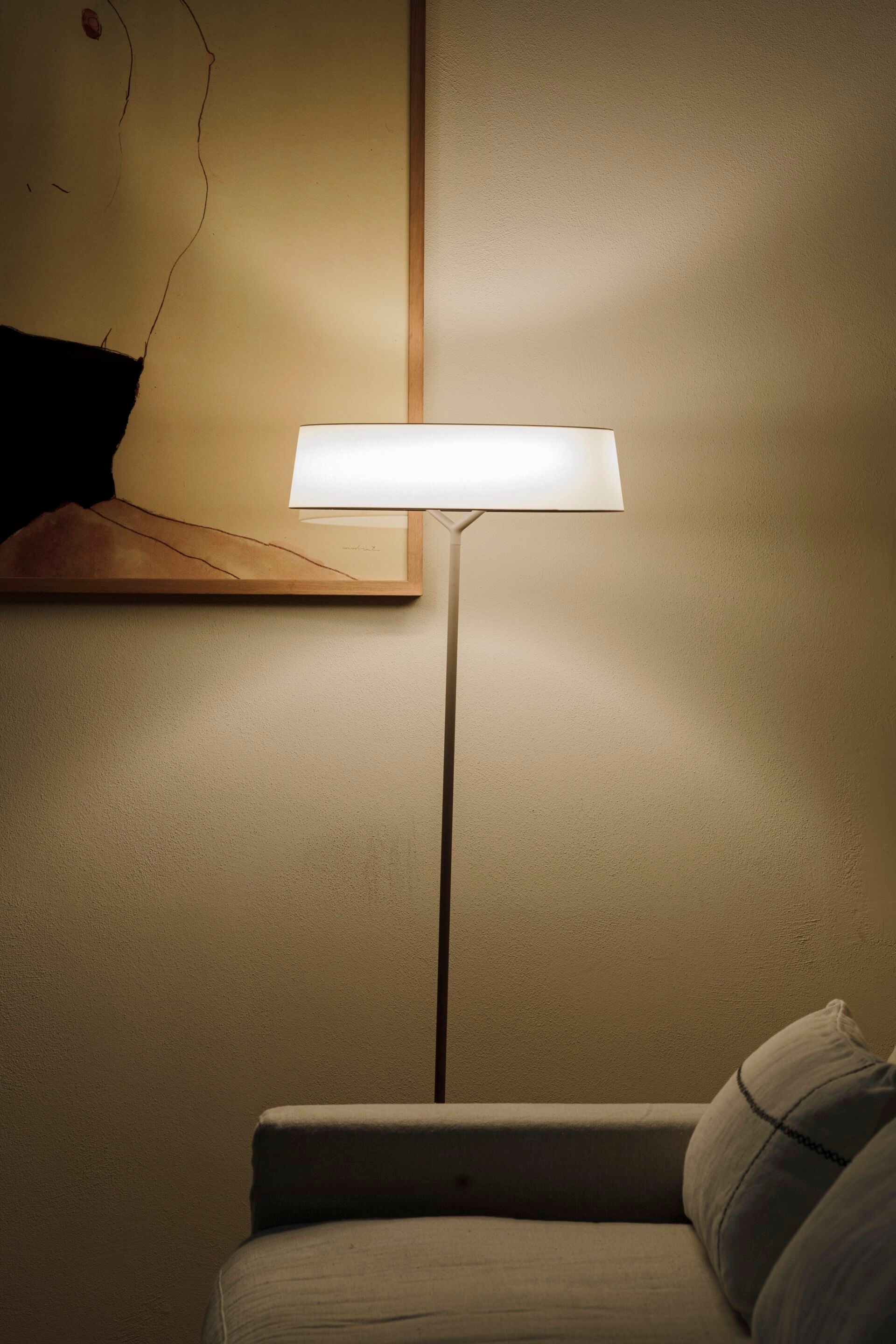 Металл и бумага светодиодный торшер Vibia шашки ARCH-00052377 - Вид №14