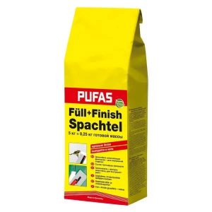 Шпаклёвка финишная Pufas Full Finish белая 5 кг 89143440 STLM-2150199
