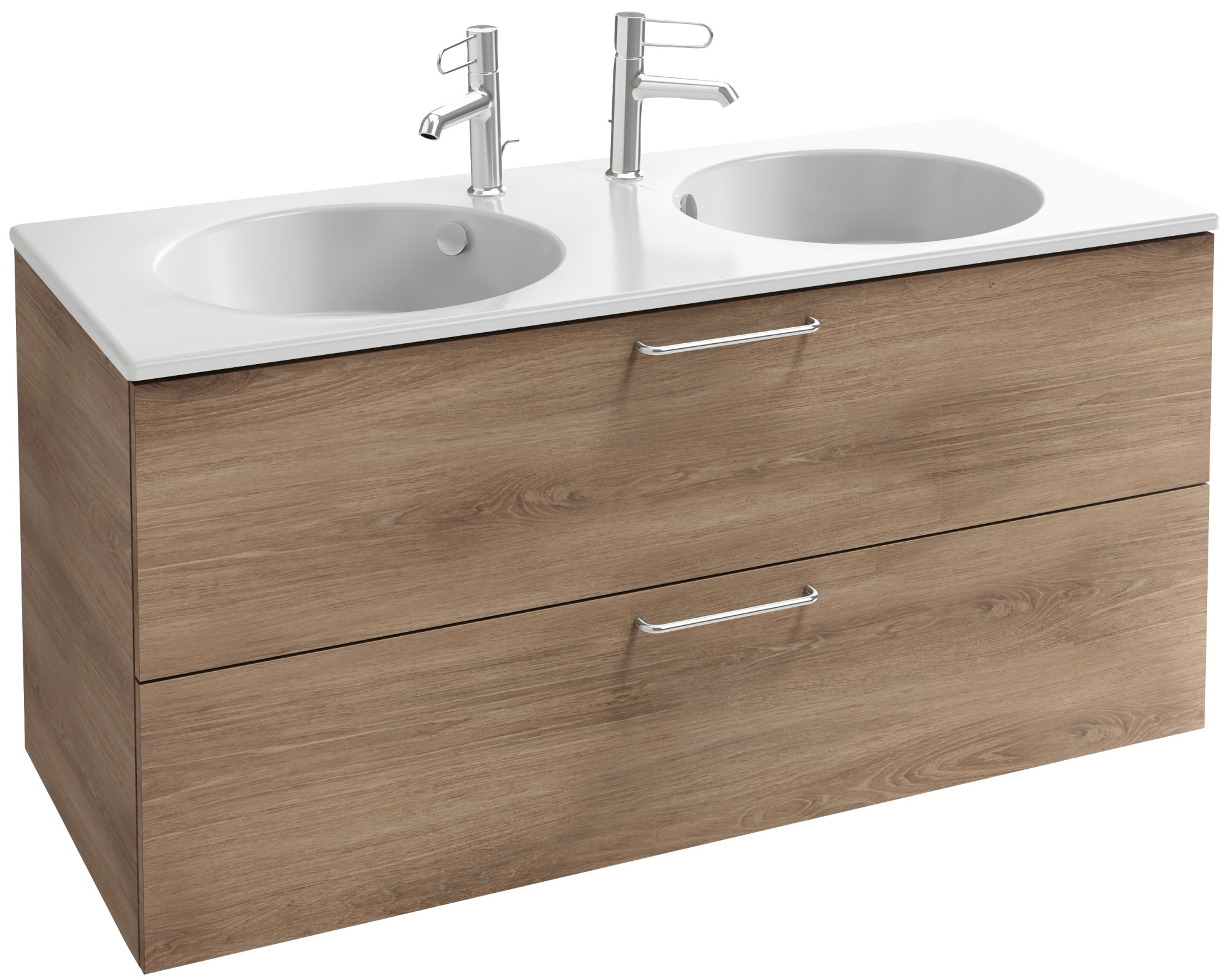 EB2525-R5-E10 Тумба под столешницу 120 см, 2 ящика, хромированная ручка JACOB DELAFON ODÉON RIVE GAUCHE ODEON RIVE GAUCHE