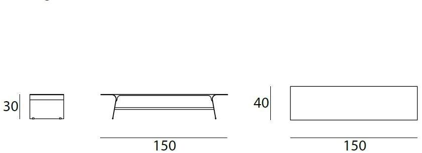Living Divani Скамейка из листового металла Inari sun-id-1423516 - Вид №4