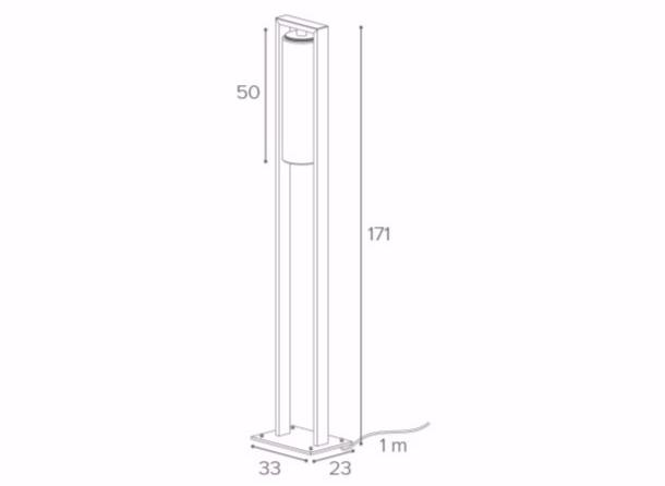 Royal Botania Торшер для наружного освещения из алюминия с порошковым покрытием Dome sun-id-1475731 - Вид №2