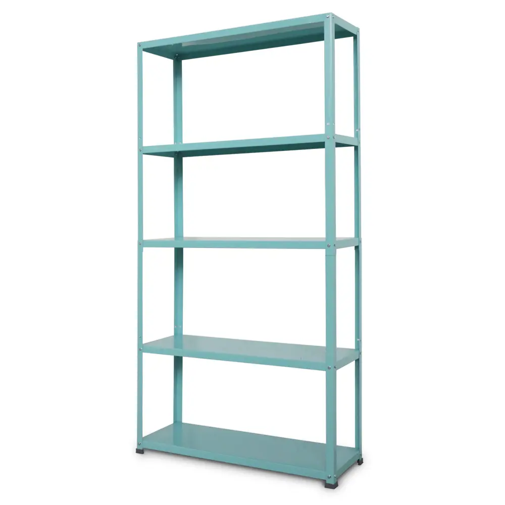 Стеллаж Colour 5 полок 90x175x30 см нагрузка на полку до 70 кг металл цвет бирюзовый 82543186 STLM-2053906 AR SHELVING  - Вид №1