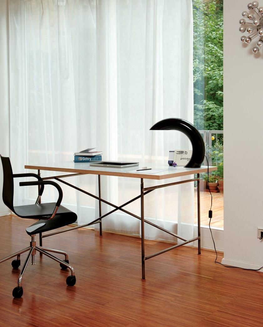 Richard Lampert Прямоугольный стол из стали и дерева с регулируемой высотой Eiermann sun-id-1382013 - Вид №5