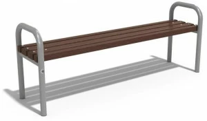 ENCHO ENCHEV - ETE Скамья из дерева и металла без спинки  97