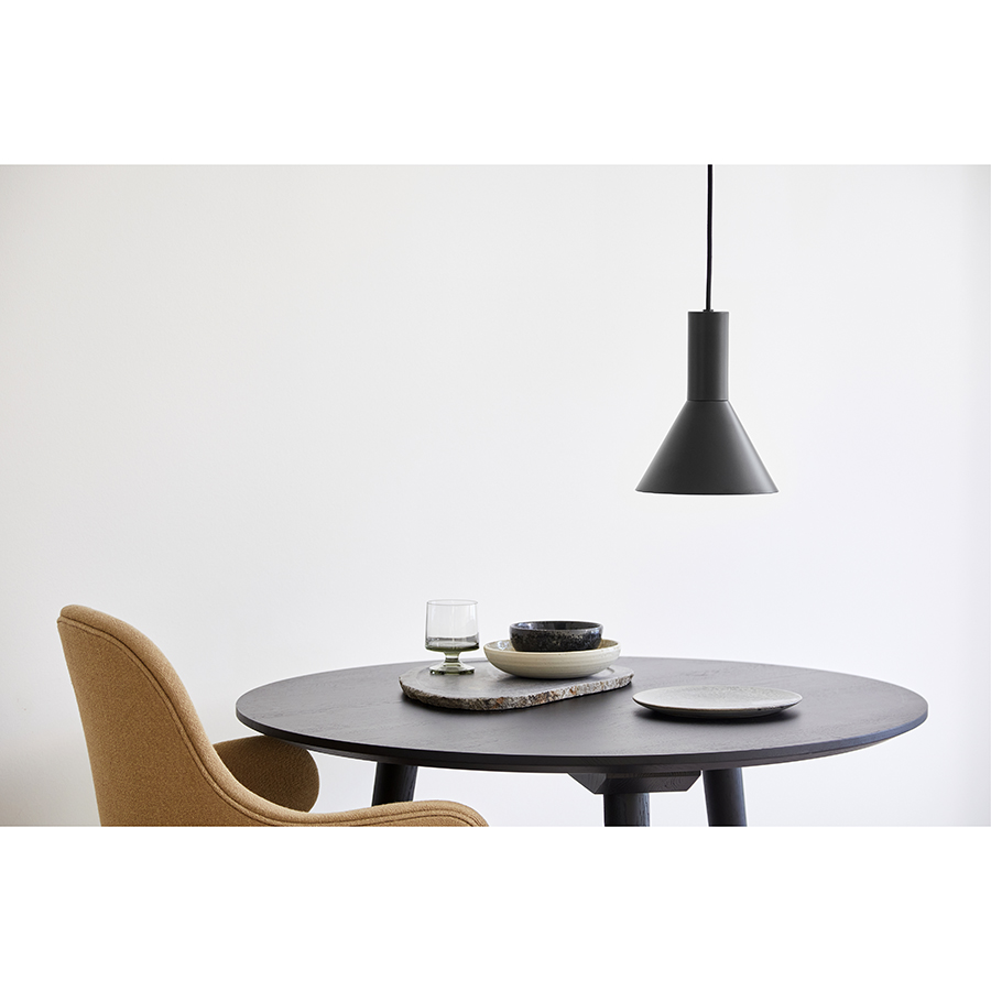 123038 Лампа подвесная lyss, 18х23 см, черная матовая Frandsen  - Вид №1