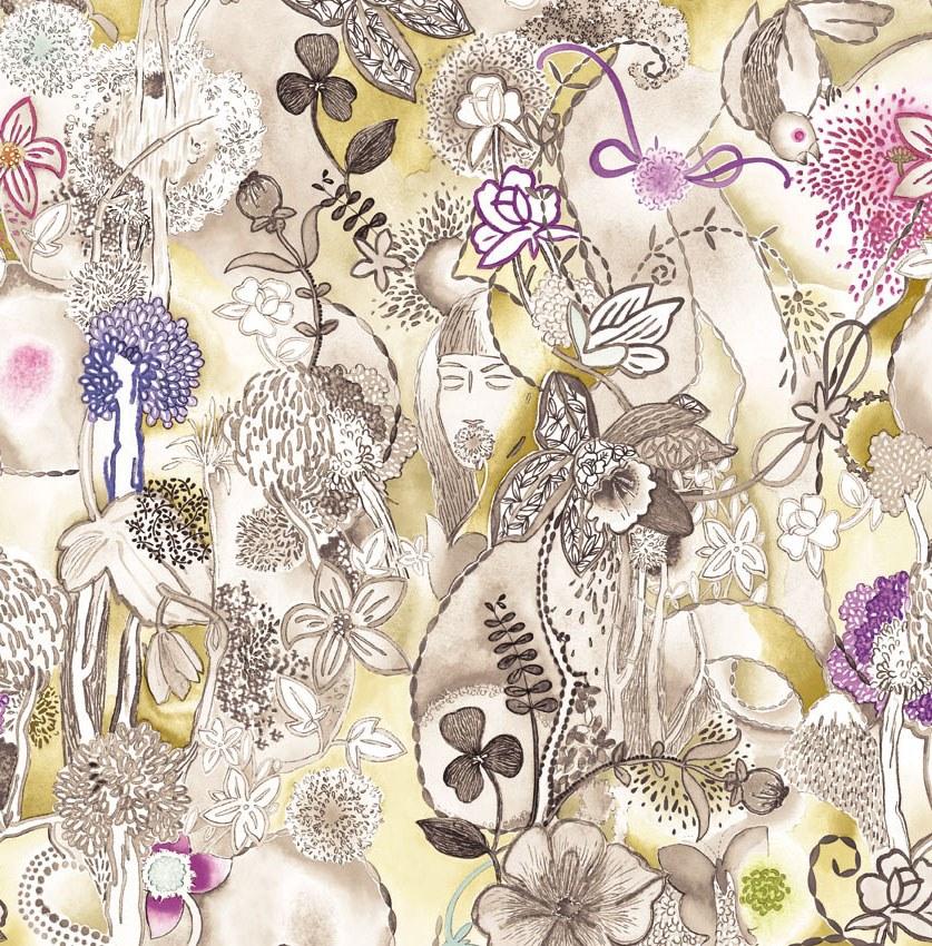 Jannelli&Volpi Флизелиновые обои с цветочными мотивами Missoni home wallcoverings 1 sun-id-1357999 - Вид №2