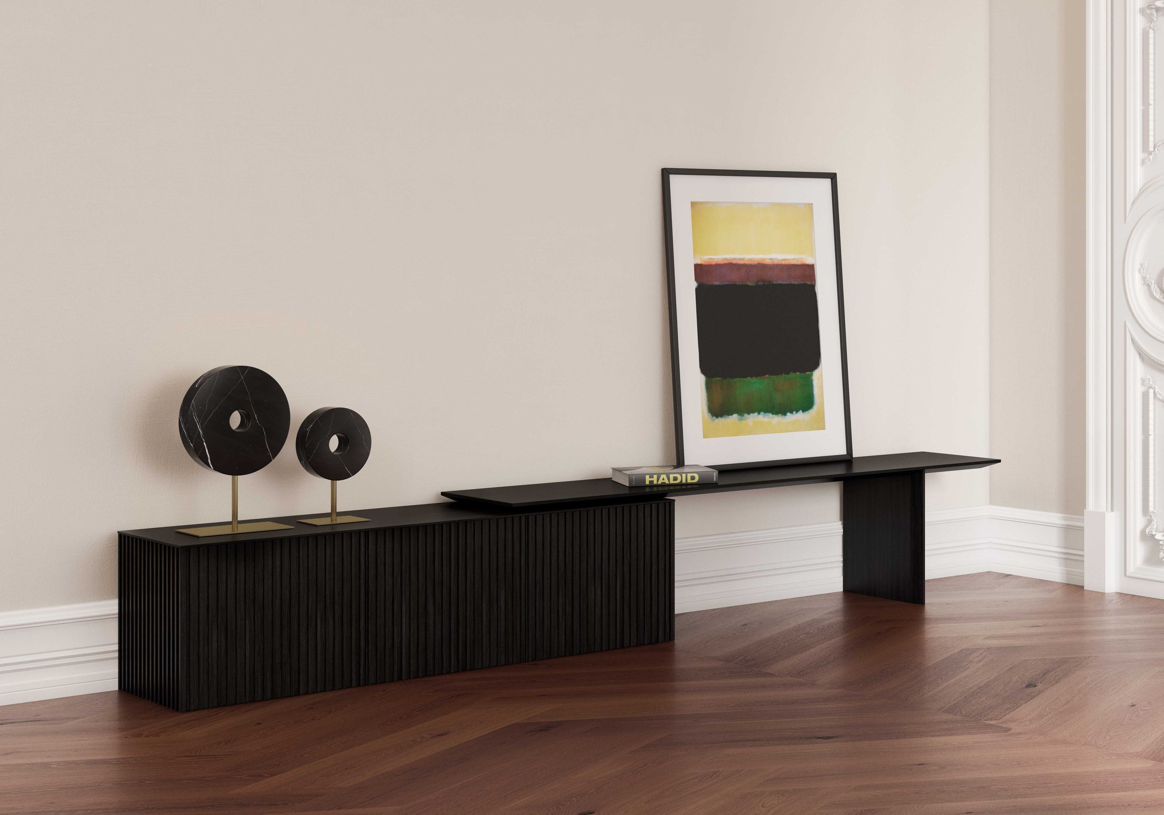 Деревянный шкаф для телевизора с распашными дверцами Punt VELASCA EXTENSIBLE ARCH-00141981 - Вид №8