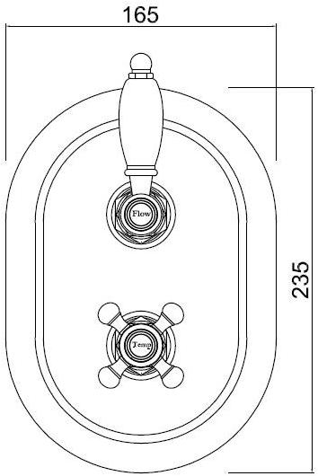 BLEU PROVENCE Термостатический смеситель для душа из латуни Rubinetti per doccia Rd116 - Вид №1