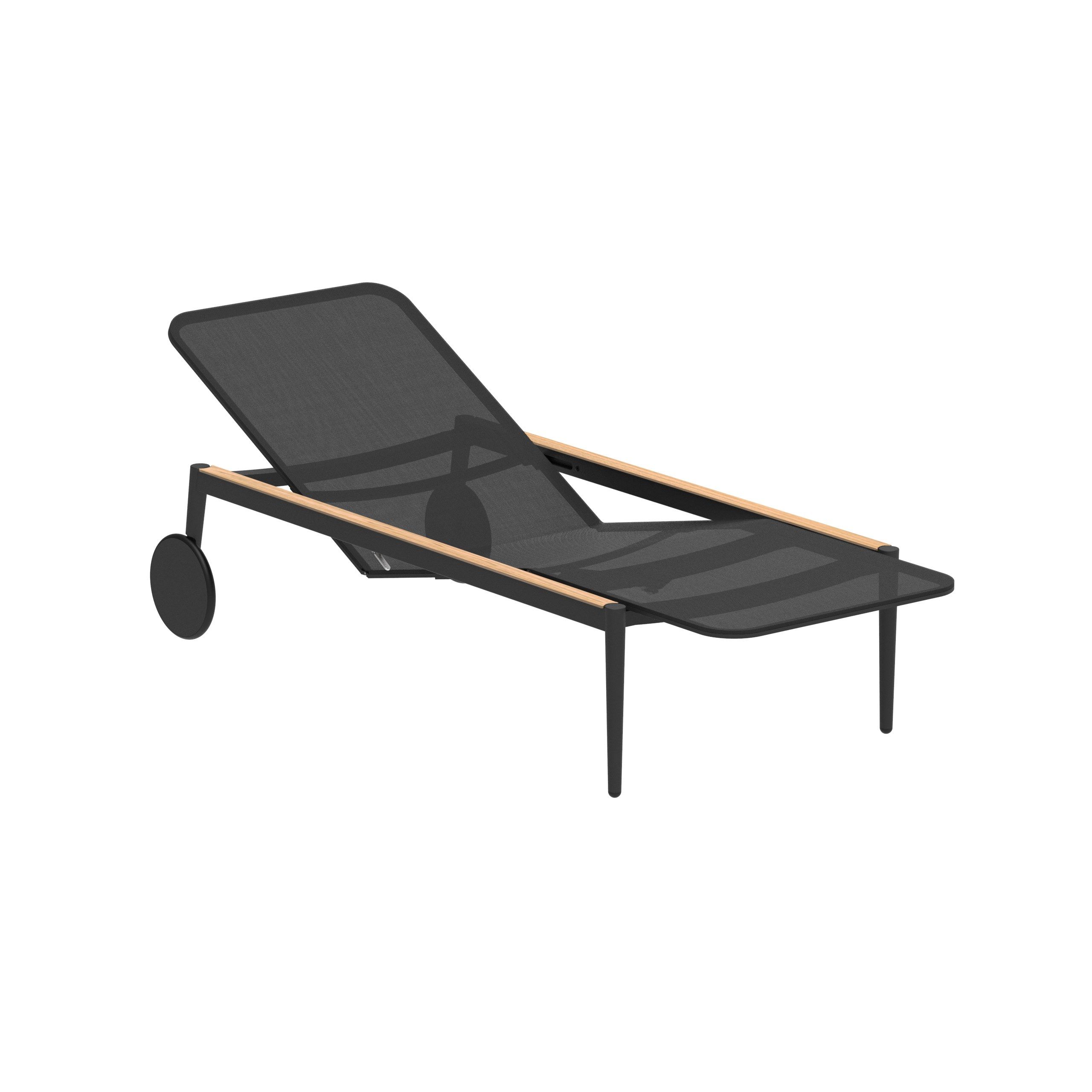 Шезлонг с откидной спинкой Batyline® с колесами Royal Botania Styletto ARCH-00027925 - Вид №11