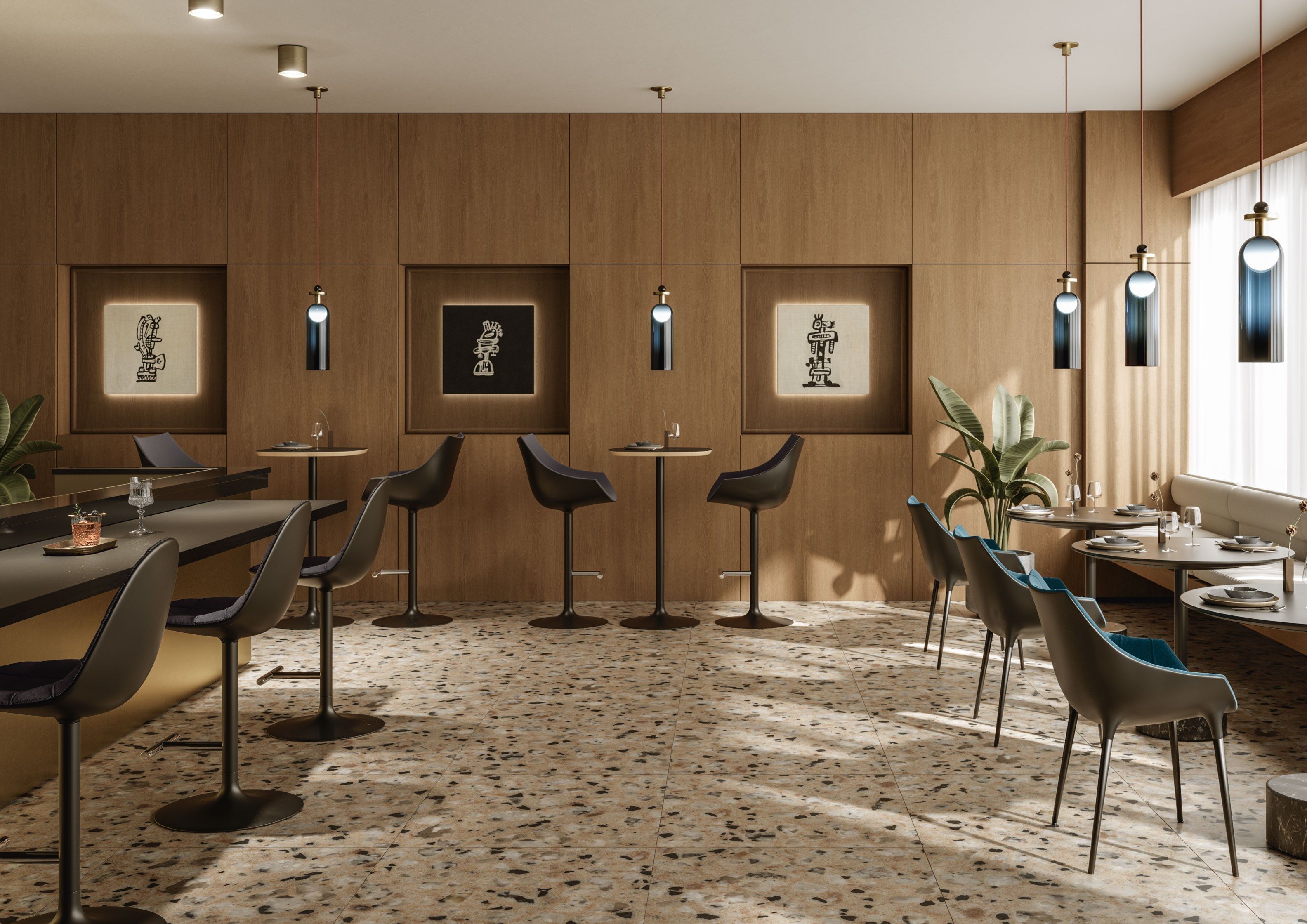 Высокий тканевый стул с подставкой для ног CASSINA Passion ARCH-00048288 - Вид №1