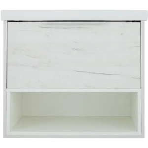 Тумба под раковину подвесная «Дана» 70 см цвет серый