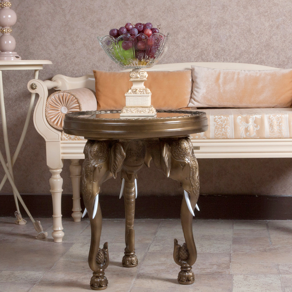 13062 Стол Слон 2 Бронза BOGACHO 4627138231074 - Вид №4