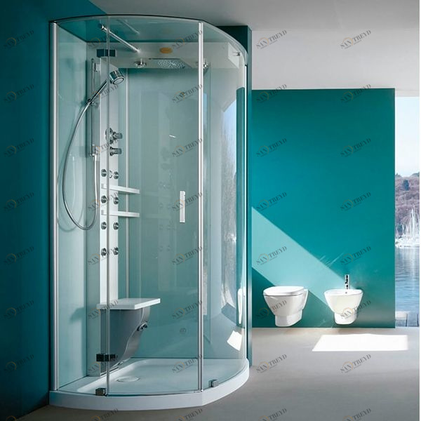 Душевая кабина с сиденьем Mynima 90 TB 9447-970A Dx Jacuzzi 9447970ADX