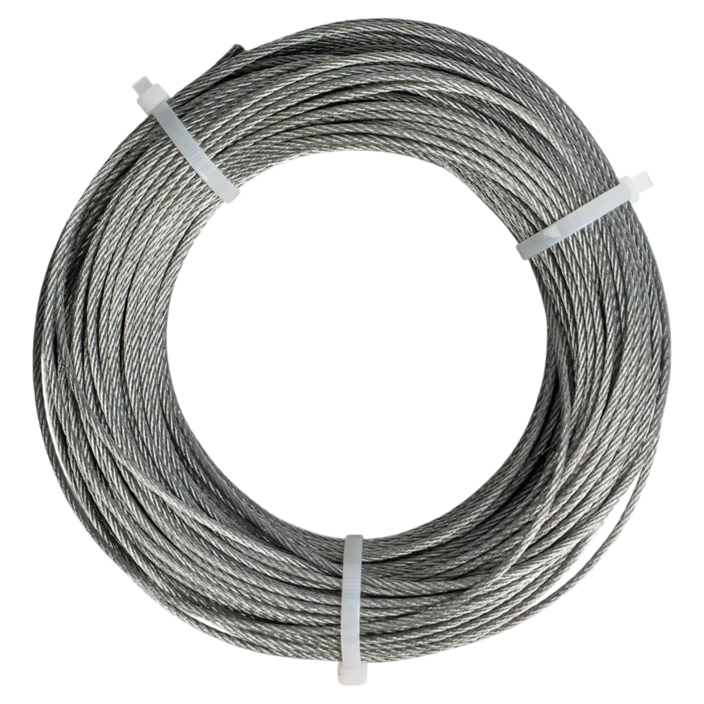 Стальной трос Tech-Krep оцинкованный 2 мм 50 м для надежного крепления 89391070 STLM-1570413 - Вид №2