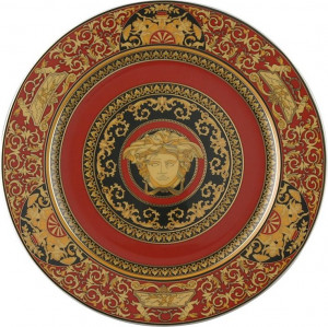 31445 Rosenthal Versace Тарелка подстановочная Rosenthal Versace Медуза 30см, фарфор Фарфор