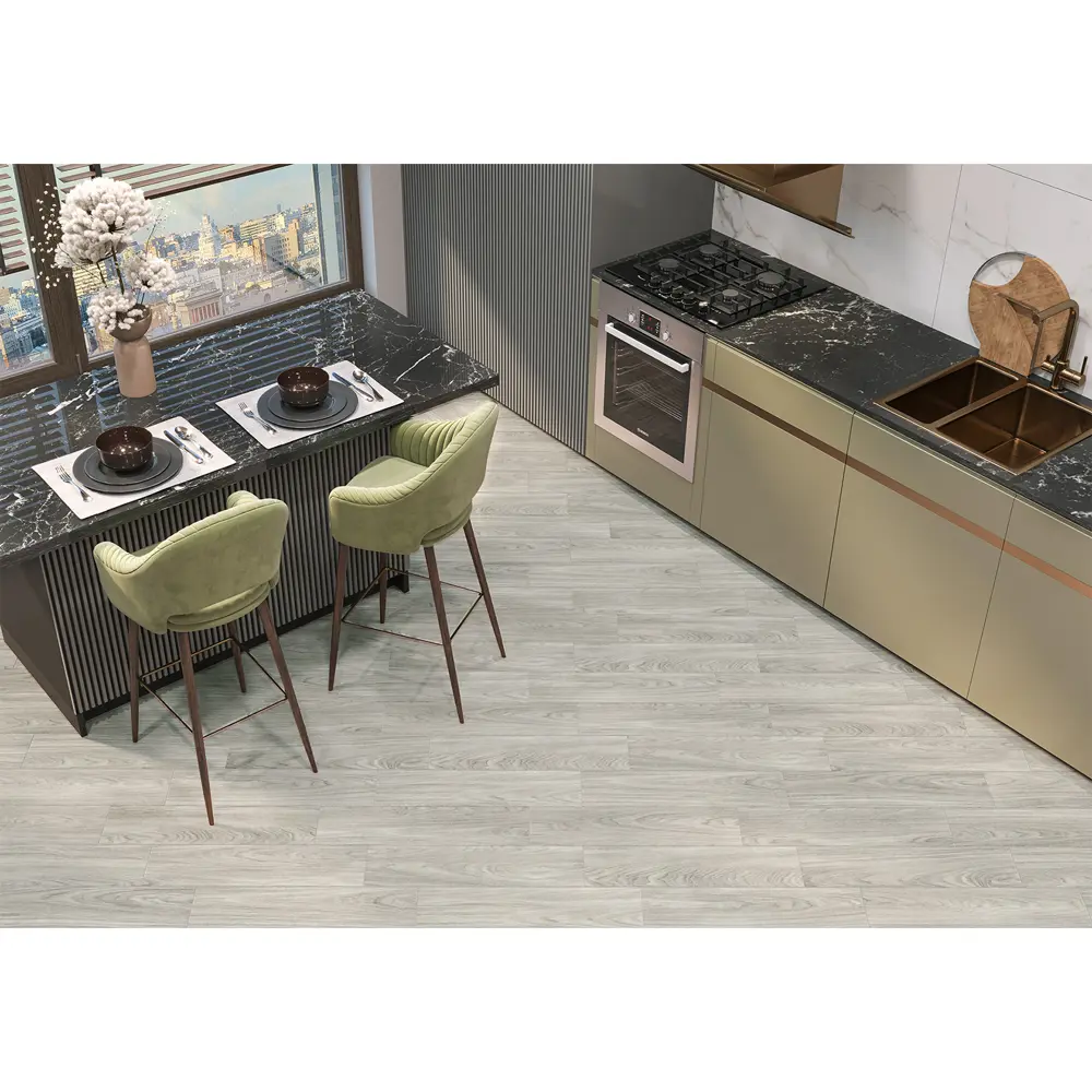 Глазурованный керамогранит Alma Ceramica Forest 70 15.1x60.2 см 1.82 м² матовый цвет серый 89458846 STLM-2196060