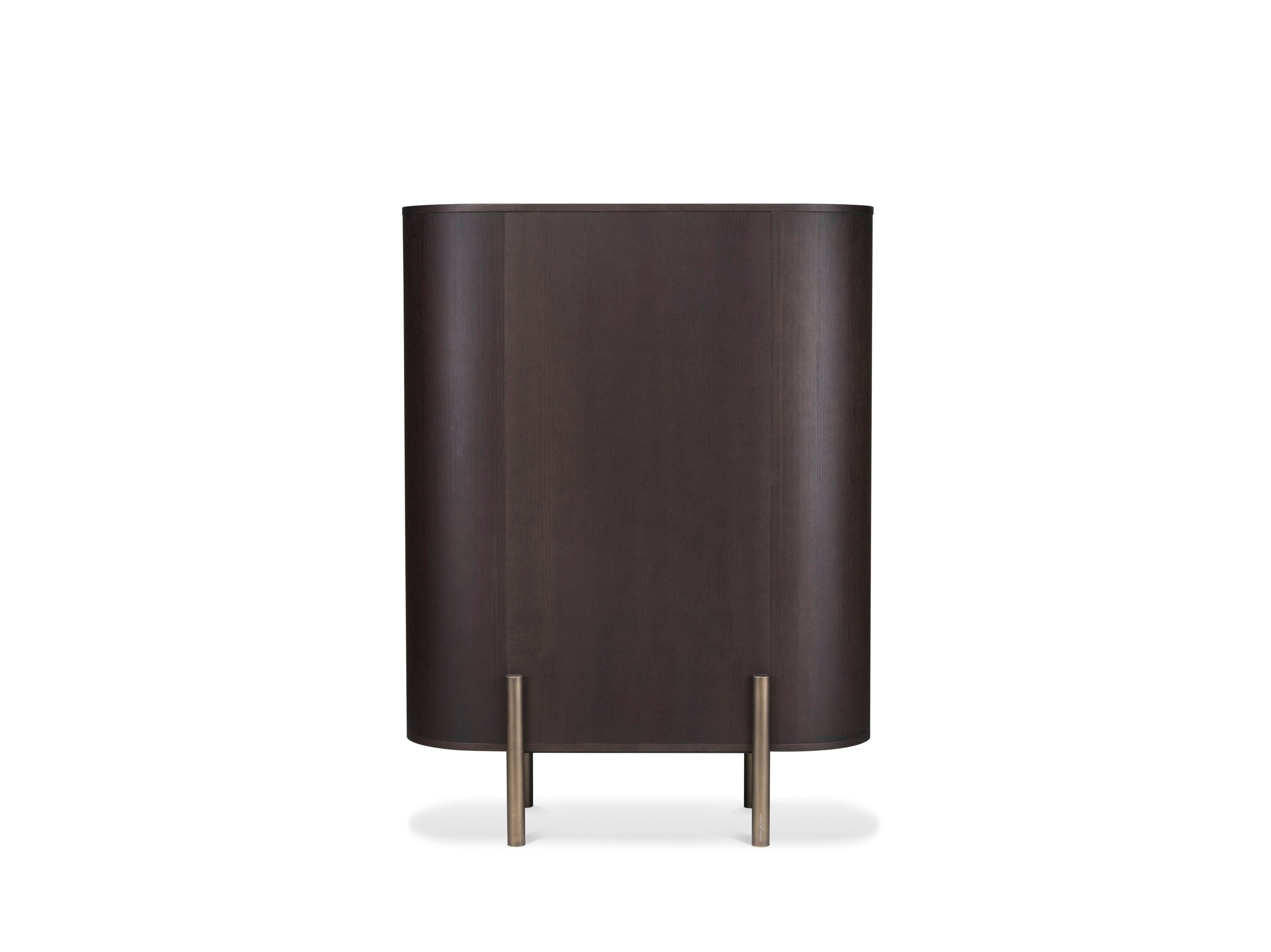 Дубовый барный шкаф со встроенным освещением GHIDINI1961 Тарантино ARCH-00138136 - Вид №6