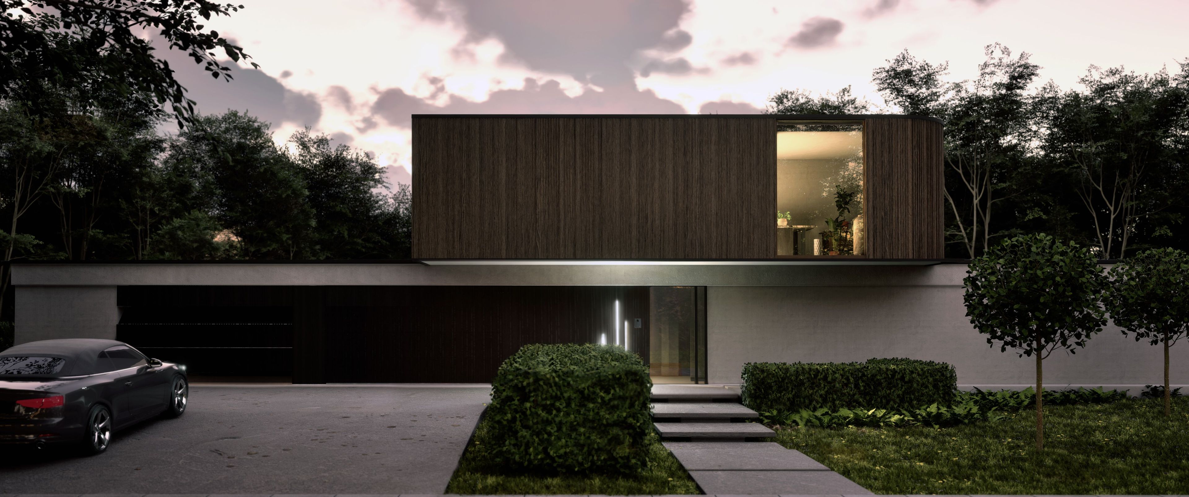 Алюминиевая облицовка фасадов с эффектом дерева RENSON Linarte ARCH-00096106 - Вид №1