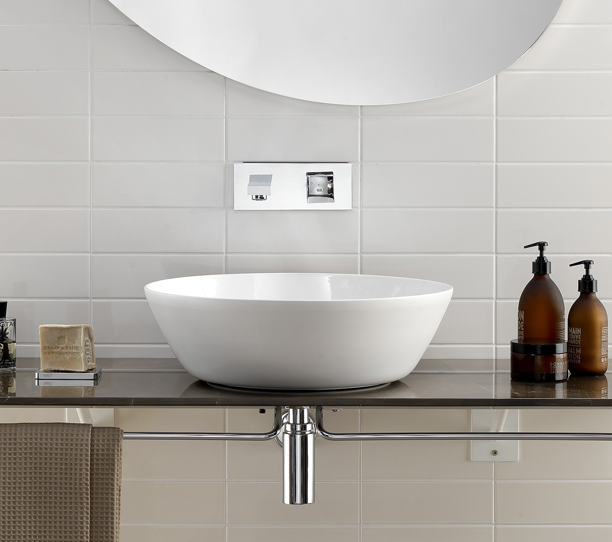 comp_werbi Накладная раковина на столешницу  круглая Ex.T  - Вид №4