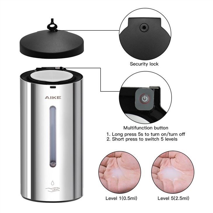 Умный дозатор мыла AIKE AK1205_291  - Вид №3