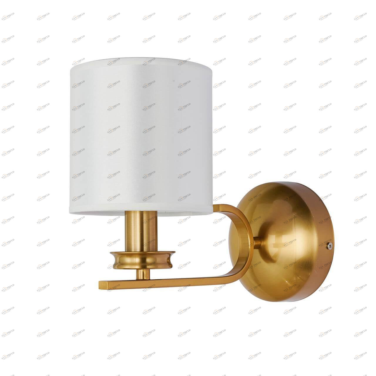 Бра с абажуром белое Venustus 2679-1W FAVOURITE VENUSTUS 00-3930718 Белый;золото 