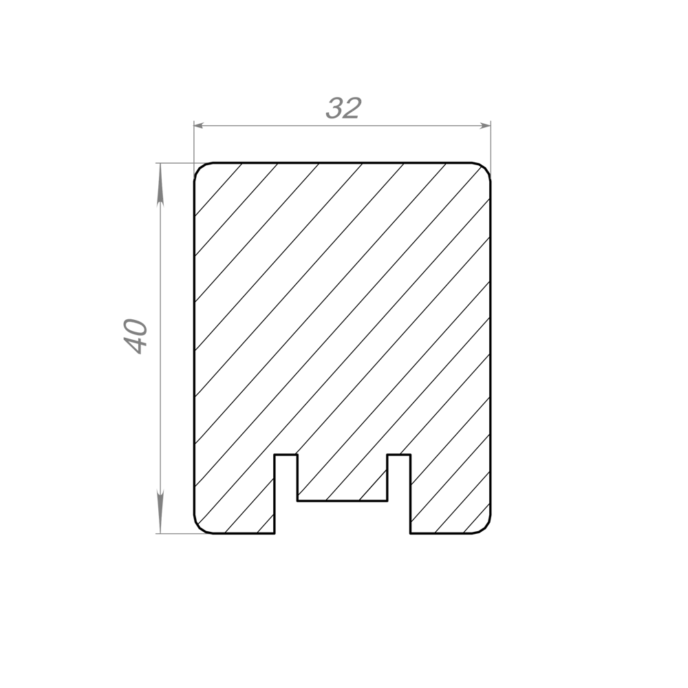 PORTIKA Декоративная рейка МДФ Орех для интерьерного зонирования 89366523 STLM-1495607 - Вид №3
