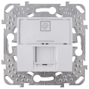 Розетка компьютерная встраиваемая Jung EcoProfi RJ45, цвет бежевый 17296346 STLM-2053410