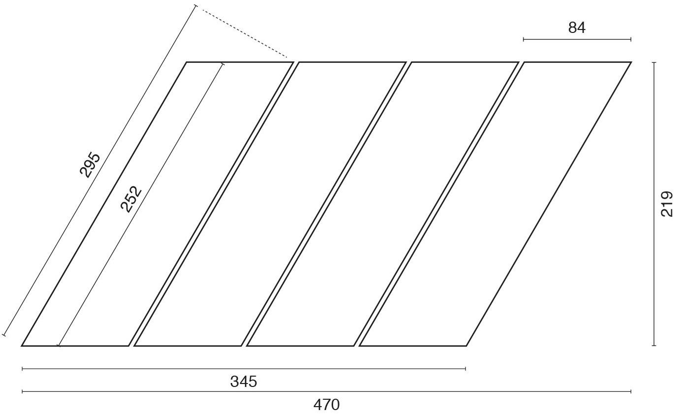 Ideamarmo Мозаика из каррарского мрамора Chevron class Chv 703 - Вид №1
