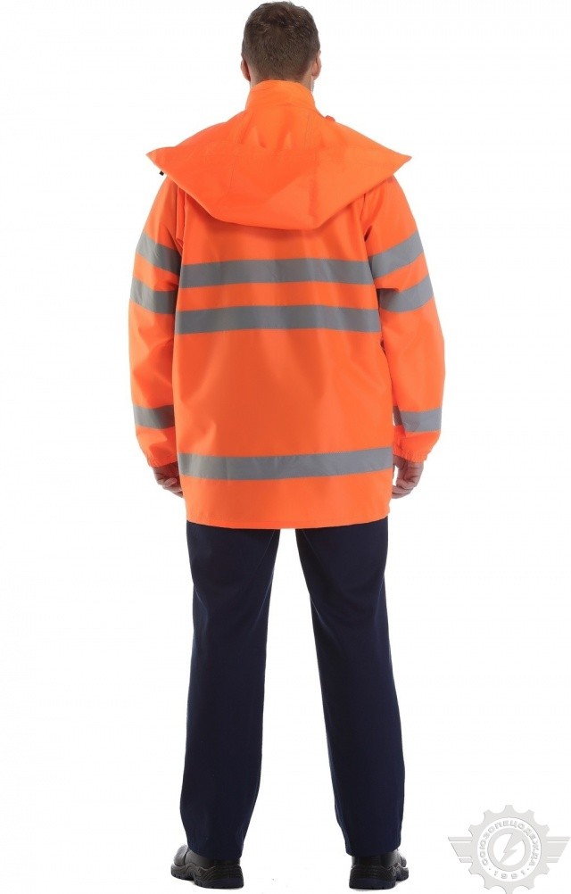 5029702 Куртка-ветровка с СОП оранжевая  Распродажа спецодежды  размер 52-54/170-176 Спецодежда  - Вид №1