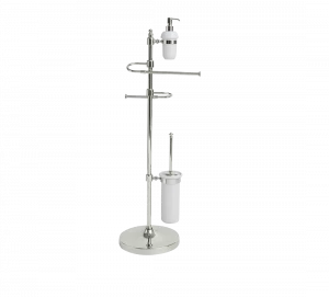 Gentry Home Trevor Вешалка для полотенец отдельно стоящая Unique Никель GH102245