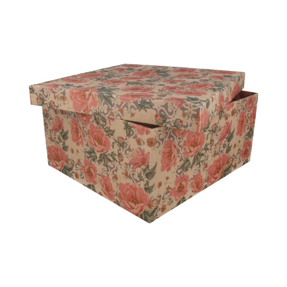 1 Коробка картонная крафт 24.5х22.5х.5 см бол. прямоуг. 03- Grand Gift 