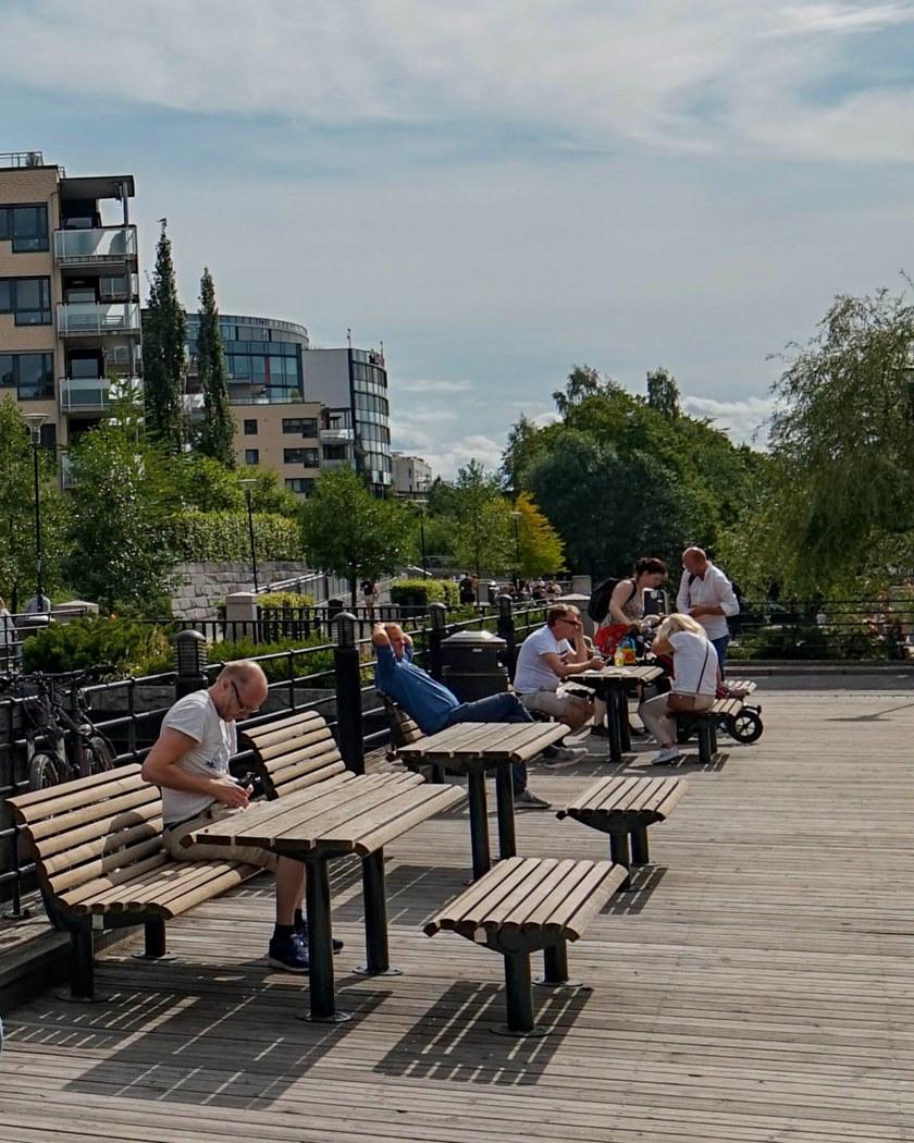 VESTRE Скамья из стали и дерева со спинкой Urban sun-id-1457898 - Вид №3