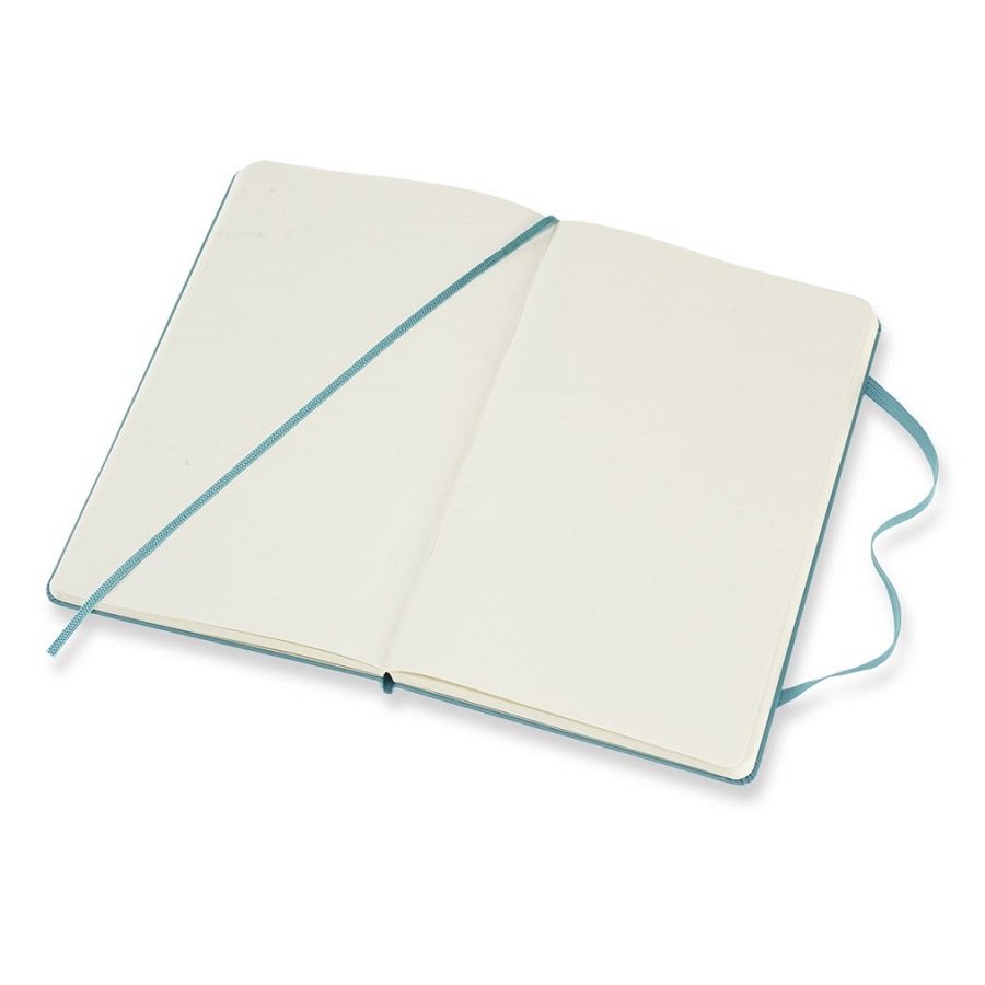 Блокнот Moleskine CLASSIC LARGE, нелинованный, голубой 1048956 - Вид №3