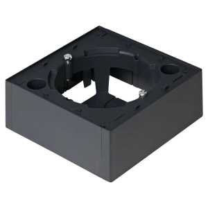 Монтажная коробка под выключатель или розетку Systeme Electric AtlasDesign 85x85 мм IP20 цвет базальт