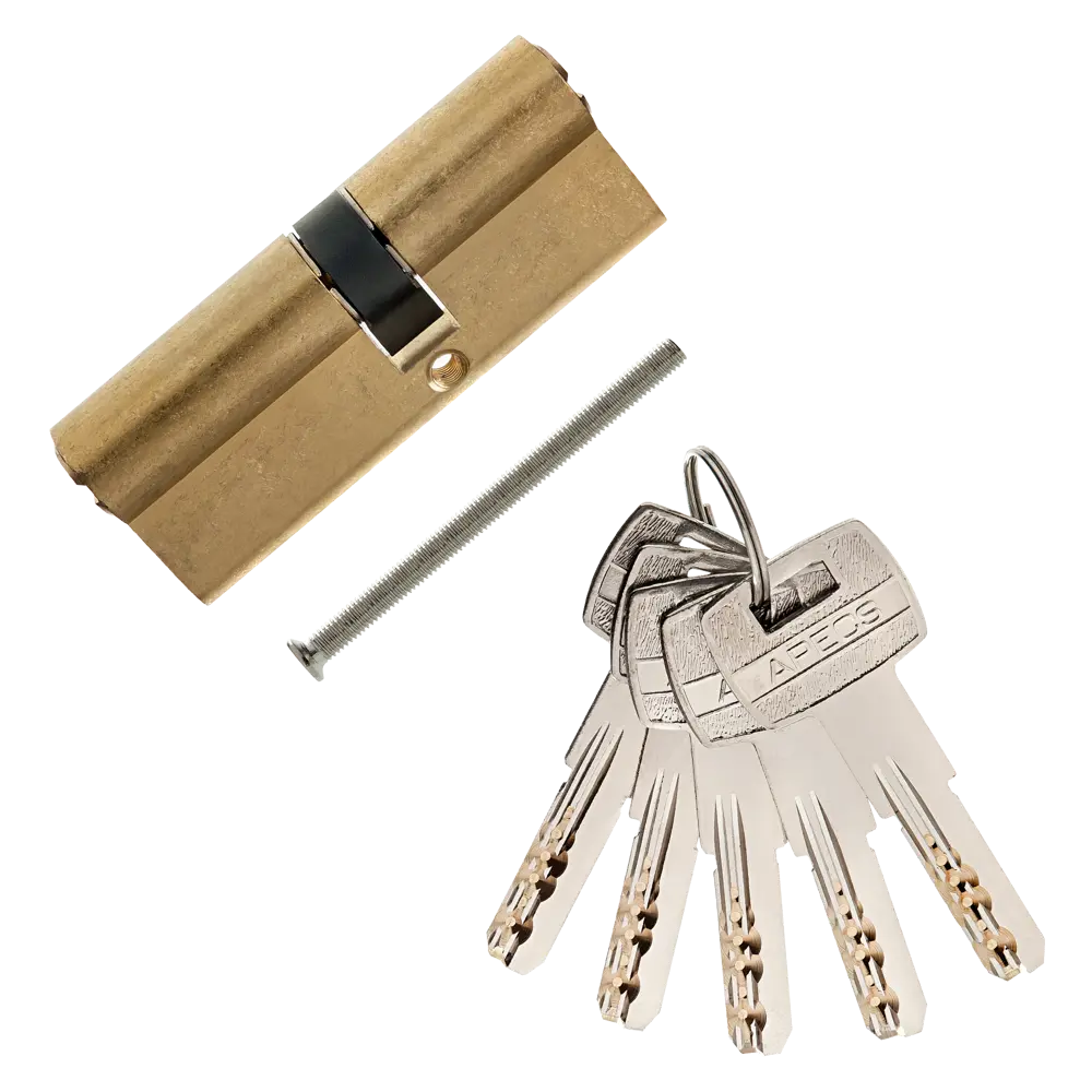 Цилиндр Apecs SM-70, 30х40 мм, ключ/ключ, цвет золотой 82594803 STLM-2052171 - Вид №1