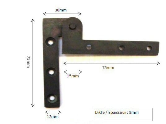 Железная мебельная петля Dauby Pure® ARCH-00148318 - Вид №2