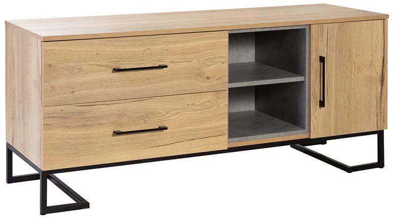 50740 Комод Loft Дуб натур 140 R-HOME 4003602h_Натур - Вид №1