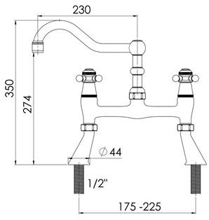 rvb Однорычажный смеситель для кухни с двумя отверстиями 1920-1921 1921.--.18 - Вид №1