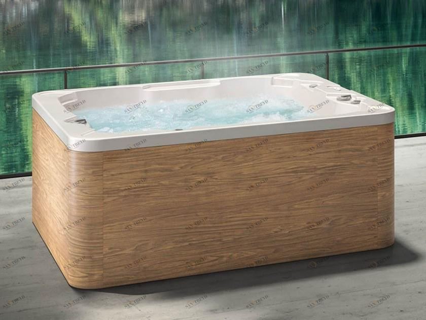 Albatros Прямоугольный мини-бассейн с хромотерапией на 6 мест  04csp222 