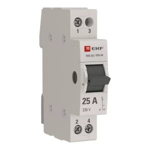 Трехпозиционный переключатель EKF Proxima 1P 25 А 88883185 STLM-2088867